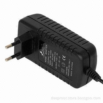 AC/DC Adapter for Security Camera, with 48W Maximum Output Power and European Plug